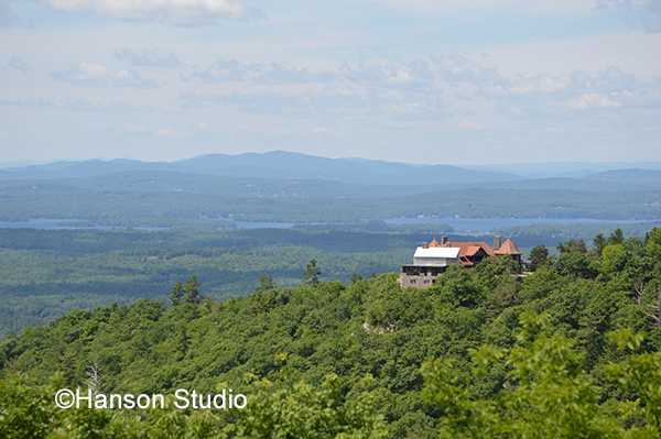 Moultonborough, NH - Castle in The Clouds with Lake